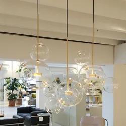 How to Clean a Glass Bubble Chandelier